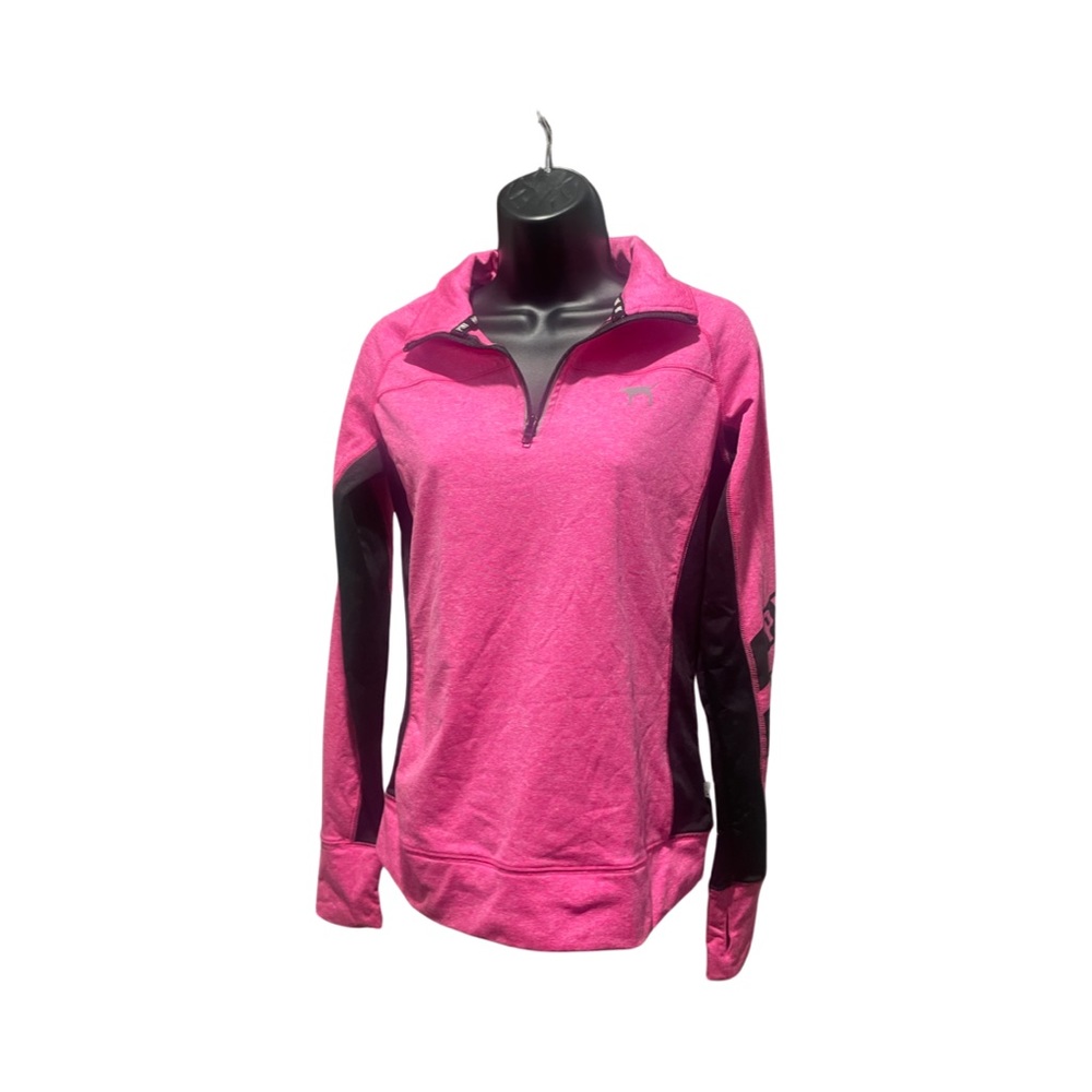 PINK Victoria's Secret Quarter Zip Pullover Women Size Small